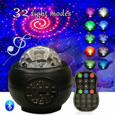 $31.99 • Buy Galaxy Starry Night Lamp LED Star Projector Night Light Projector KC Ocean Wave