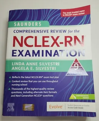 $89.99 • Buy Saunders Comprehensive Review For The NCLEX-RN Examination 9th Edition