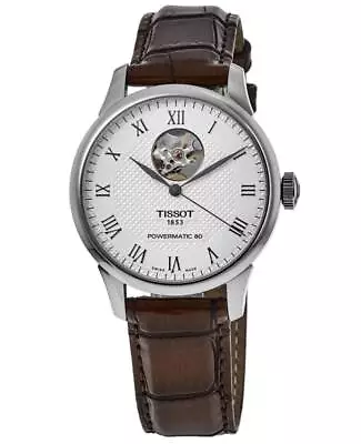 New Tissot Le Locle Powermatic 80 Open Silver Men's Watch T006.407.16.033.01 • $571.95