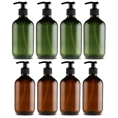 £13.91 • Buy Dispenser Bottle Hand Pump Bathroom Shower Gel Dispenser Liquid Soap Dispensers