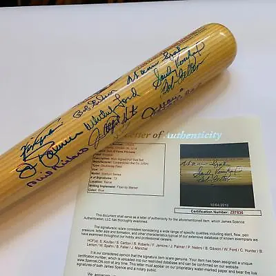 Sandy Koufax Whitey Ford Hall Of Fame Pitching Legends Signed Bat 13 Sigs JSA • $899.10