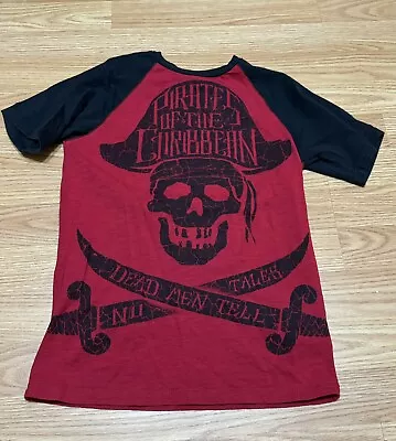 Disney Parks Youth Medium Pirates Of The Caribbean T-shirt EUC • $4.99