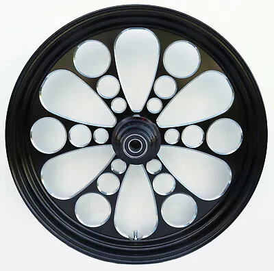 Kool Kat Front Black Wheel 21 X 3.5 Harley Softail Fxst Night Train Deuce 00-06 • $596.50