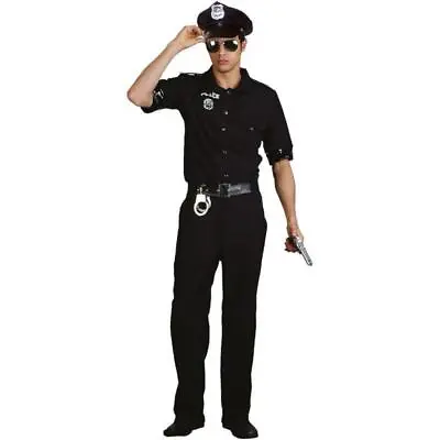 Wicked Costumes New York Cop Men's Police Officer Fancy Dress Costume • £25.49