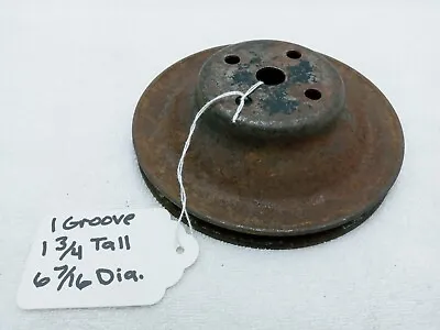 OEM Mopar 1 Single Groove Water Pump Pulley 60s 70s 318 340 383 440 400 426 • $29.99