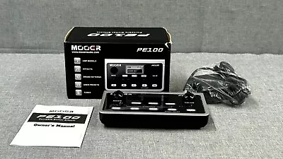 MOOER PE100 Desk-top Guitar Multi Effects Pedal 40 Drum Patterns 10 Metronomes • $49.99