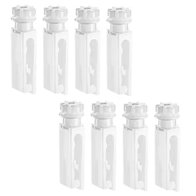 12 Sets Vertical Blind Stem Replacement Tabs White Carrier Clips Hooks Parts • $10.92