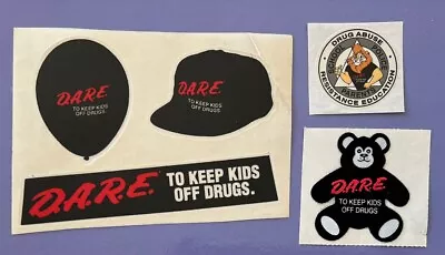 Vintage Stickers Window/mirror Clings D.A.R.E • $9.99