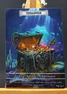 1x Treasure #1 *FOIL LAMINATED* Custom Altered Token • $4.50