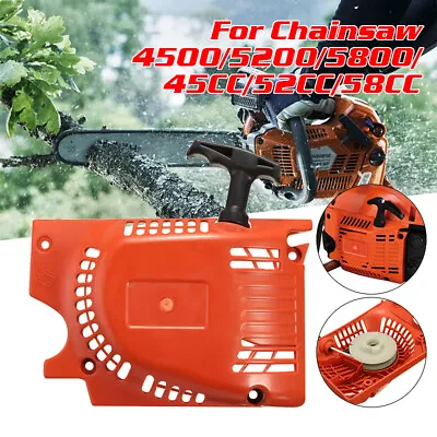 Pull Start Starter Recoil For Chinese Chainsaw 4500 5200 5800 45cc 52cc 58cc BBT • $23.97