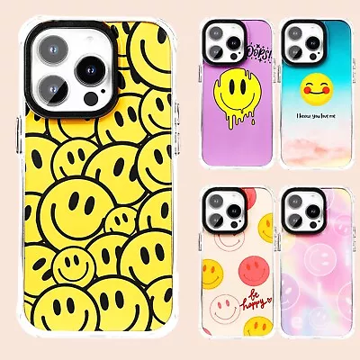 IPhone 15 Pro Max Case 14 13 12 Plus Shockproof Clear Silicone Emoji Cute Cover • $11.95