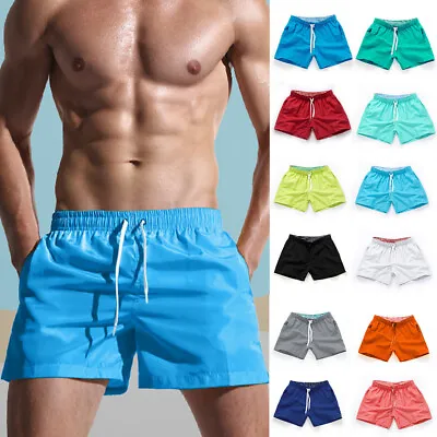 Men's Swim Trunks Summer Swimwear Swimming Beach Shorts Boxer Short Swim Pants • $13.95