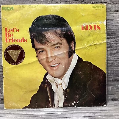 LP Elvis Presley Lets Be Friends Vinyl 1970 Australia AARM Gold Record Award • $11.95