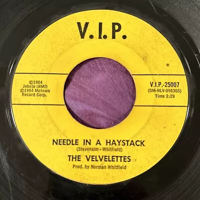 The Velvelettes 45 Northern Soul Demo V.I.P. Motown 1964 Needle In A Haystack • $23