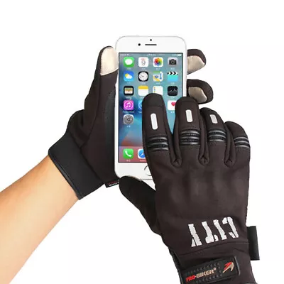 Motorcycle Gloves Winter Thermal Full Finger Touchscreen Non-slip Warm Gloves US • $13.39