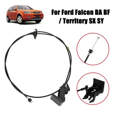 $23.99 • Buy Bonnet Release Cable REVISED/UPDATED For Ford Falcon BA BF Territory SX SY AU