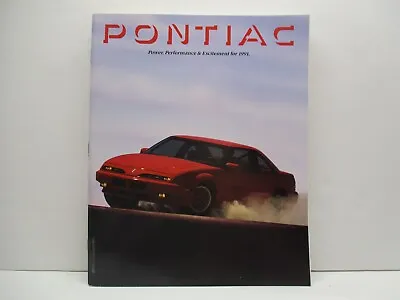 $8.99 • Buy 1991 Pontiac Dealer Car Brochure Parts GM Engine Vintage Chevy Race Gas Sign Oil