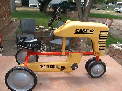 PEDAL CAR  RARE  AMF   CASE   1960's  PEDAL TRACTOR. • $659