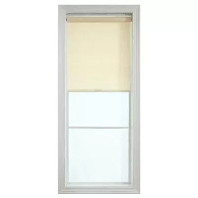 Natural Woven Cane Paper Cordless Roller Window Shade Pull-Down Blind For Hom... • $52.88