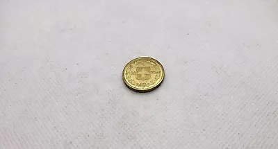 20 Francs - 1893 - Switzerland - Old Gold Color Restriked Coin • $28