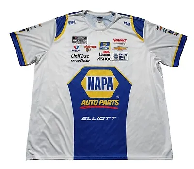 Hendrick Motorsports Chase Elliott NAPA NASCAR Replica Uniform Shirt - 5XL • £44.99