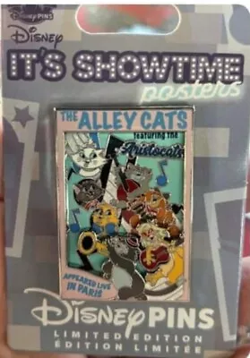 2024 Disney Parks Show Time Poster  The Aristocats Marie Pin LE 3000 • $28.50