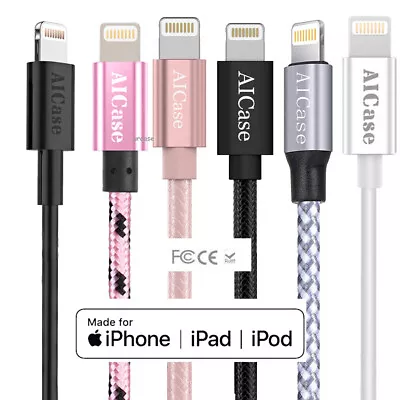 $8.99 • Buy Certified IPhone Cable 3 - 10 FT MFi USB Charger For IPhone 14 13 12 11 7 8 Plus