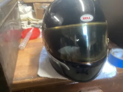 Vintage BELL Road Star II Motorcycle Full Face Helmet 7 3/8  -  59mm Black • $85