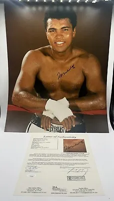 Muhammad Ali Signed 16x20 Photo Autographed Boxing Champion GOAT JSA LOA • $1065.99