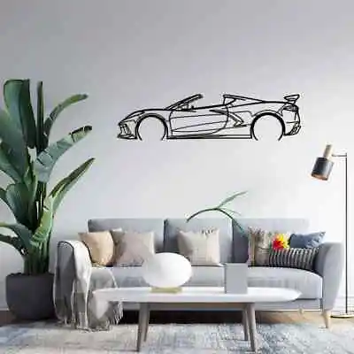 Wall Art Home Decor 3D Acrylic Metal Car Auto Poster USA C8 Convertible Detailed • $89.99