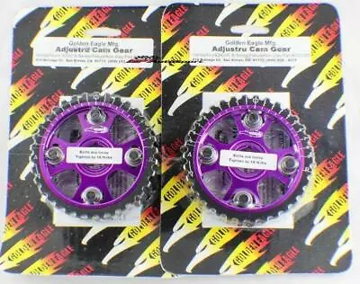 Golden Eagle Cam Gear B16/B18 B18C B18A B18B B16A Integra / Civic Purple (PAIR) • $229.90