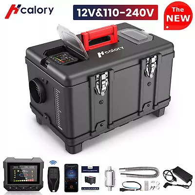 Hcalory Diesel Air Heater 5-8KW 12V All In One LCD Bluetooth Motorhome Truck • $185.99