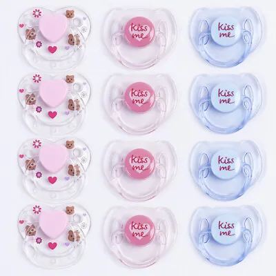 8PCS Reborn Dolls Magnetic Dummy Pacifier For Newborn Baby Girl&Boy Accessories • £9.98