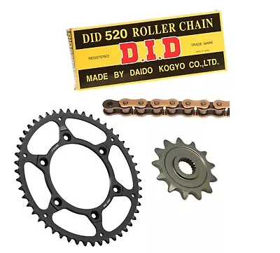 £79.99 • Buy Yamaha YZF250 DID Chain JT Front & Rear Sprocket Kit Standard 13T/50T 2012-2022