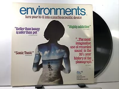 Environments Disc 9 SD66009 Syntonic Psychoacoustics VG+ LP Vinyl Record Album • $26.55