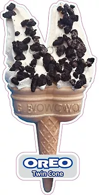 Ice Cream Van Sticker Ice Cream Cone Flake Whippy Oreo Decal See Variations • £3.95