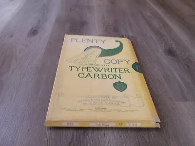 Vintage Plenty Copy Typewriter Carbon Paper  Blue  8  1/2 X 13 • $11.69