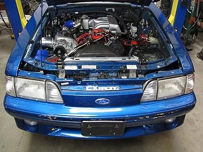 $861.23 • Buy Front Mount Intercooler + Piping Kit For 87-93 Fox Body 5.0 Ford Mustang V3 SC