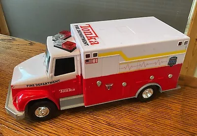 Vintage Tonka Fire Department Truck W/Lights & Sounds-WORKS-Batteries Included • $12.99