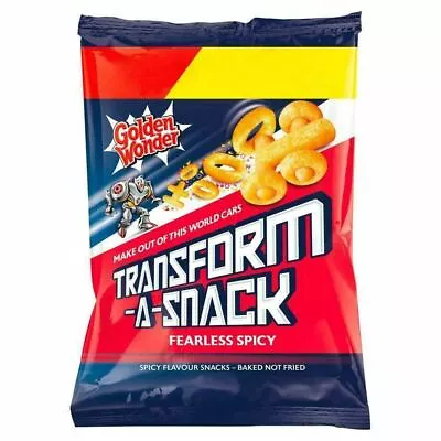 £9.29 • Buy Golden Wonder Transformers Spicy - 30g - Pack Of 12