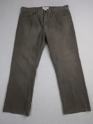 Sonoma Mens Pants Size 36x30 Corduroy Straight Leg Brown Mid Rise Cotton Outdoor • $7.88
