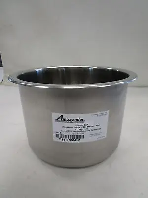 Ambassador Marine Cylinder Sink 11 1/2  Od Stainless Steel S14-2700-um Boat • $174.95