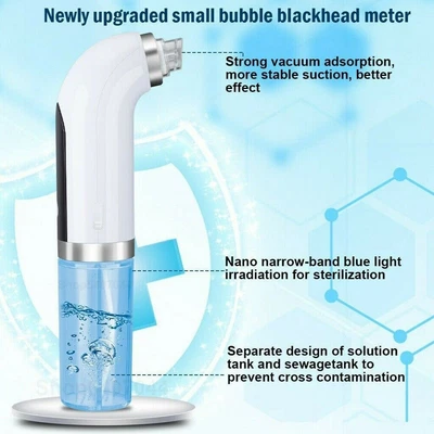 $27.99 • Buy Electric Blackhead Remover Vacuum Acne Pore Cleaner Facial Suction Cleaning Set