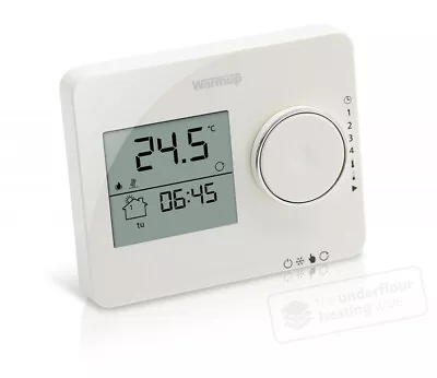 Warmup Tempo Thermostat - Porcelain White - Free Next Day Delivery • £74.99