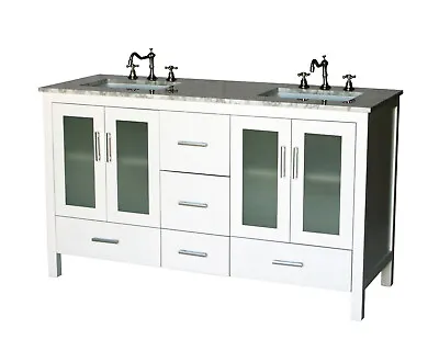 60-Inch Contemporary Style Double Sink Bathroom Vanity Model 2416-WK  • $1889