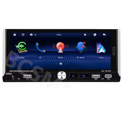 Android 13 Car Radio GPS Navigation Stereo Bluetooth FM Player WIFI Touch Screen • $117.89
