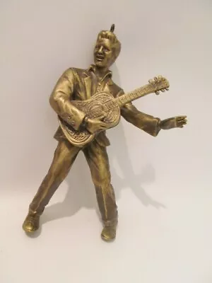 5-inch Elvis Presley Brass Look Christmas Ornament 1992 • $9.99