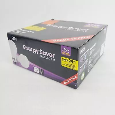 100W 16PACK LIGHT BULBS ENERGY SAVER (Q72A/W/16) 1000 Hours Warm 3k • $20.55