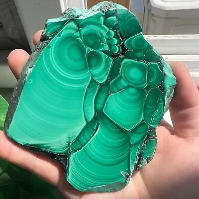 235g Natural Malachite Stone Slab Quartz Crystal Mineral Specimen Healing • $0.39