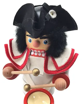 German Wood Nutcracker Drummer Boy SN Signed 9 In Steinbach • $89